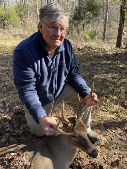 Bill Nichols with his buck.